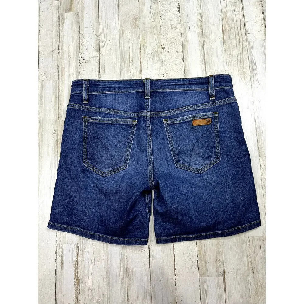 Joe's Jeans Women's Blue Denim Shorts Size 28‎ Casual Summer Stretch - Picture 5 of 5